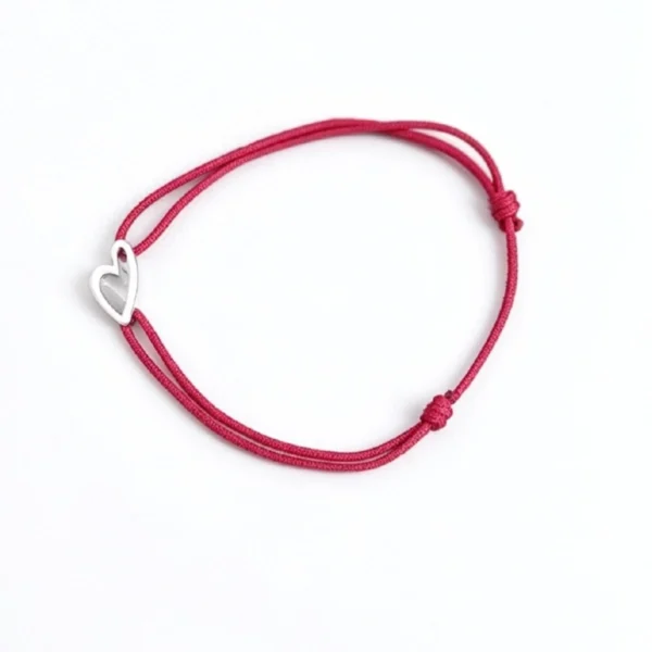 Bracelet Cordon Corse Coeur Or