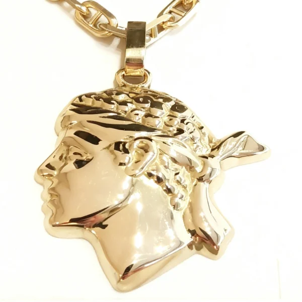 Pendentif or 18k - Tête de maure or 18k