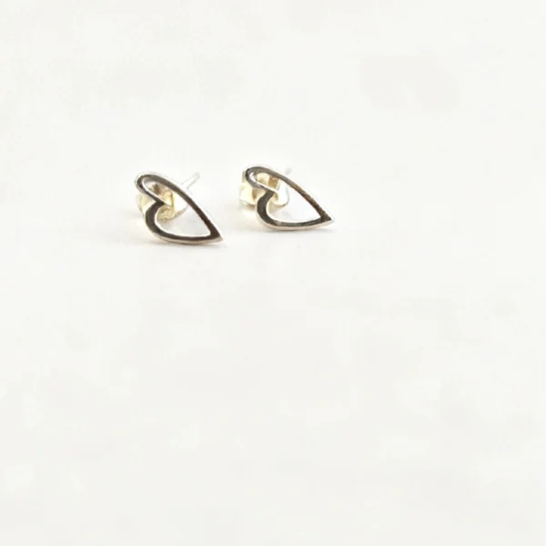 Boucles d'oreilles or 18k - Corse coeur 18k