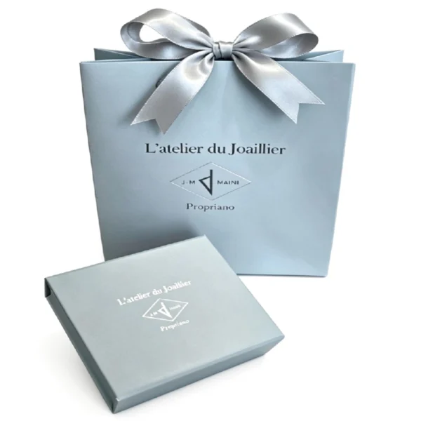 Pendentif or 18k - Corse signature 18k + diamant de 0,03ct