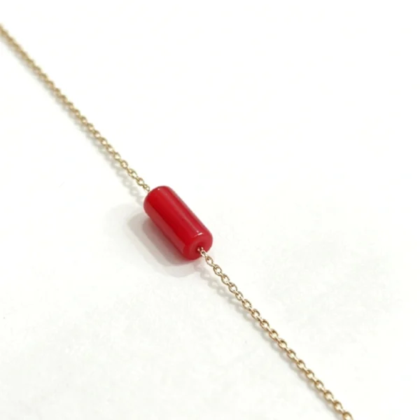 Bracelets or 18k - Bracelets or 18k et corail véritable
