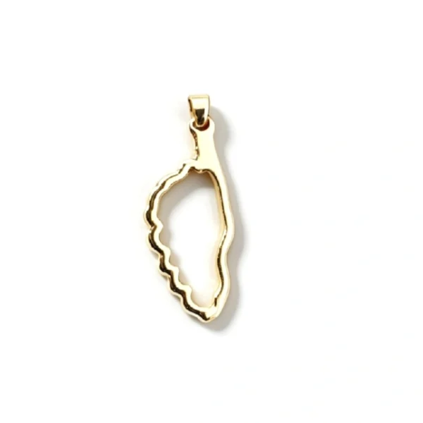 Pendentif or 18k - Corse contour 18k