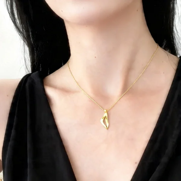 Pendentif or 18k - Corse flamme 18k