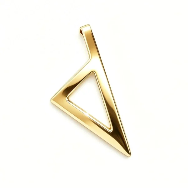 Pendentif or 18k - Corse triangle or 18k