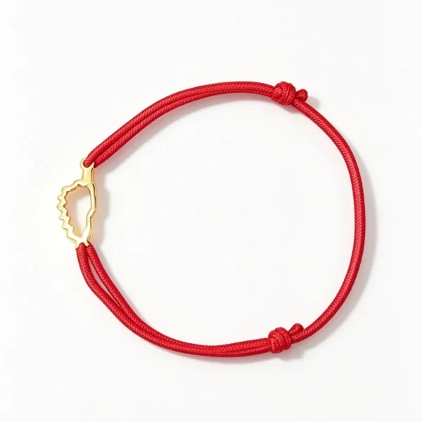 Bracelets nylon corse contour ok 18k